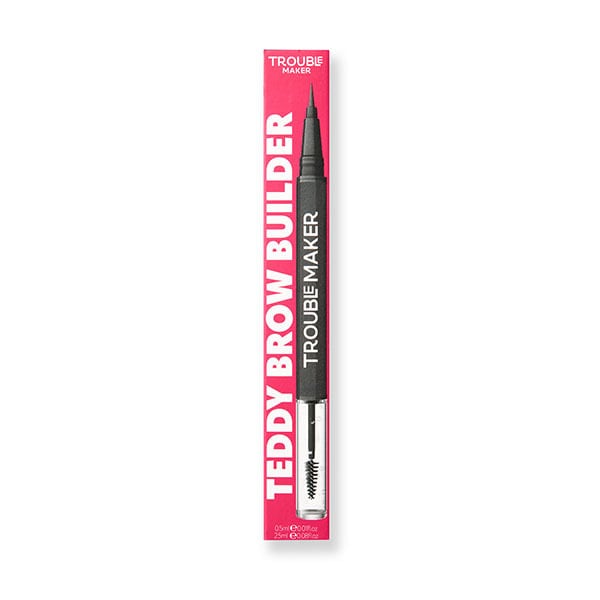 Trouble Maker Teddy Brow 2-in-1 Gel + Brow Pen Soft Black