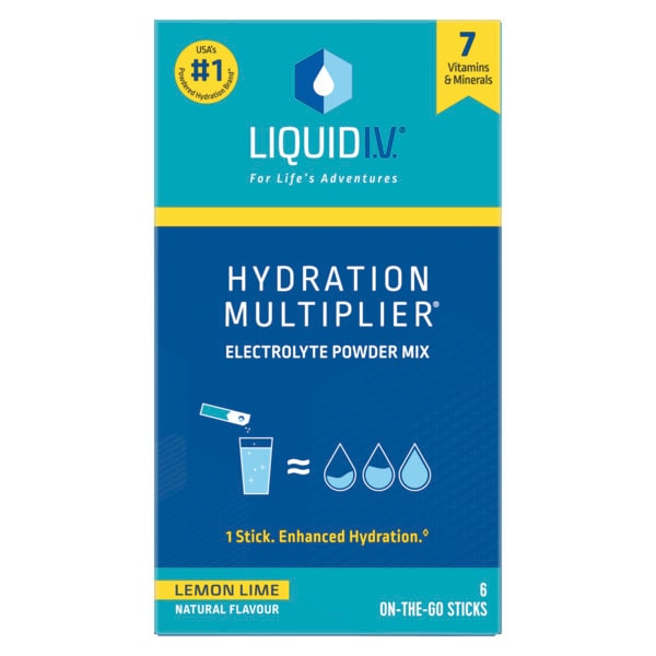 Liquid Iv® Electrolyte Powder Mix Lemon Lime X6