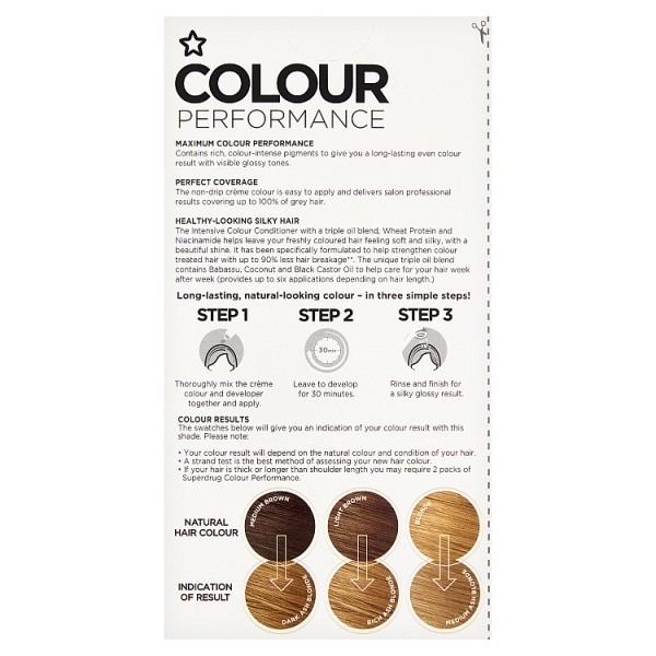 Superdrug Colour Performance 8.1 Natural Medium Ash Blonde