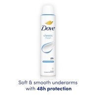 Dove Women Antiperspirant Deodorant Classic Aerosol 200ml