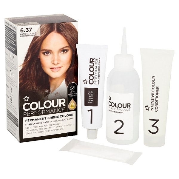 Superdrug Colour Performance 6.37 Natural Light Golden Brown