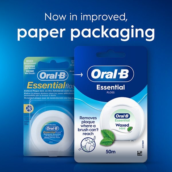 Oral-B Essential Floss Waxed Mint Duo Pack 50M