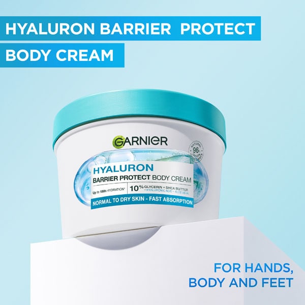 Garnier Hyaluron Barrier Protect Body Cream Normal to Dry Skin 380ml