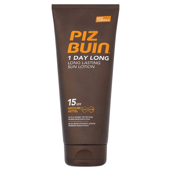 Piz Buin 1 Day Long Lotion SPF 15 Medium 200ml