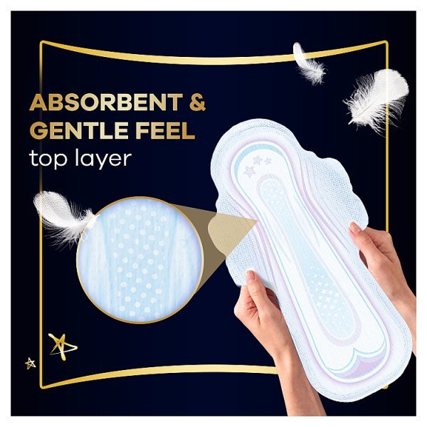 Always Ultra Sanitary Towels Secure Night Wings Size 4 16CT