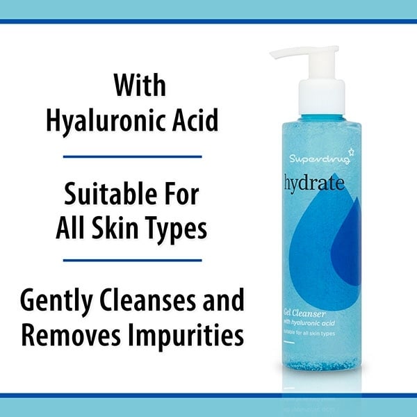 Superdrug Skin Hydrate Gel Cleanser 195ml