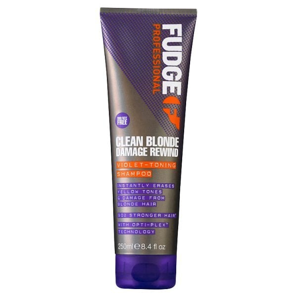 Fudge Professional Clean Blonde Damage Rewind Shampoo 250Ml