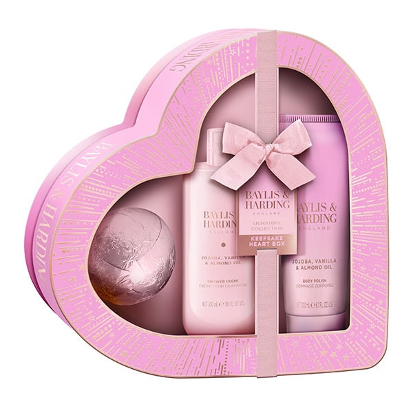 Baylis & Harding Heart Pamper Gift Set 3 Piece Christmas Beauty Gift