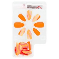 Superdrug Studio London False Nails Orange Swirls