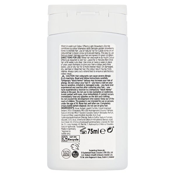 S/D EFFECTS STRAWB BLONDE 937 75ML