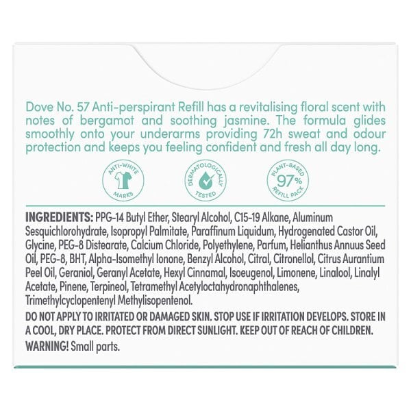 Dove White Flower & Heliotrope Anti-Perspirant Refill Pack 35ml