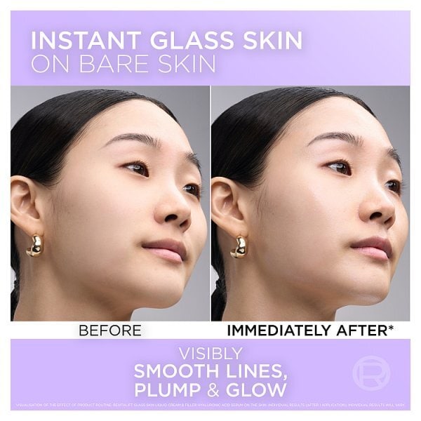 L'Oréal Paris Revitalift Glass Skin Liquid Cream Hybrid Serum-Moisturiser 100H Hydration