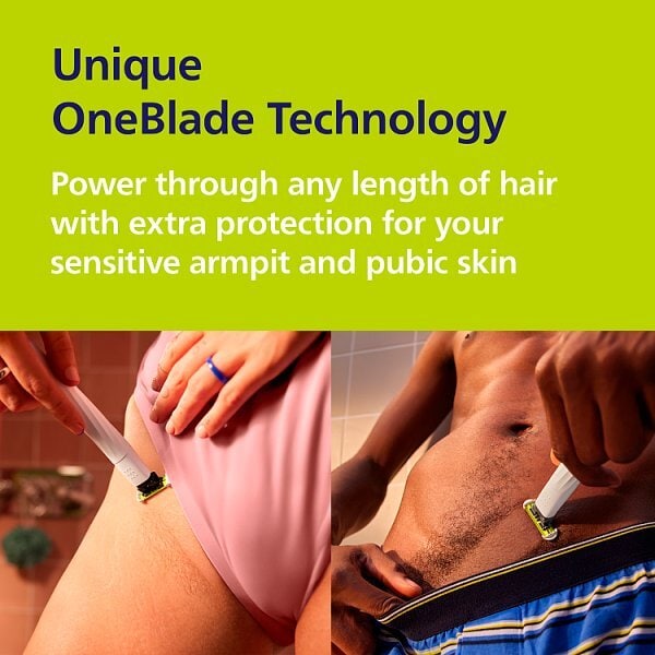 Philips OneBlade Intimate with skin protect blade, QP1924/20