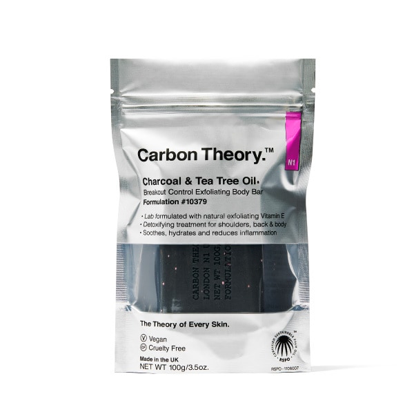 DNR Carbon Theory Charcoal & Tea Tree Exfoliating Body Bar 100G