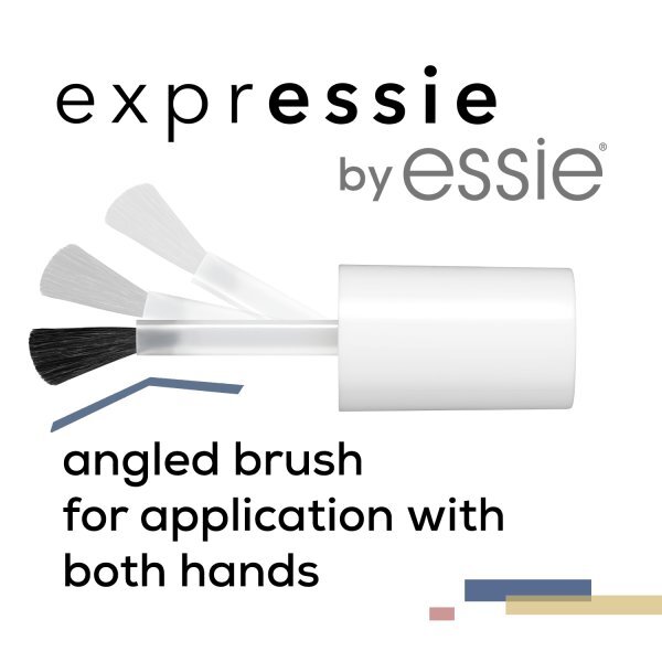 essie Expressie 360 Binge Worthy Grey Quick Dry Nail Polish