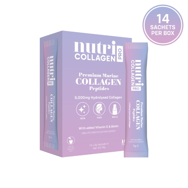 Nutri Collagen Pro Beauty Glowing Skin Sachets - Unflavoured