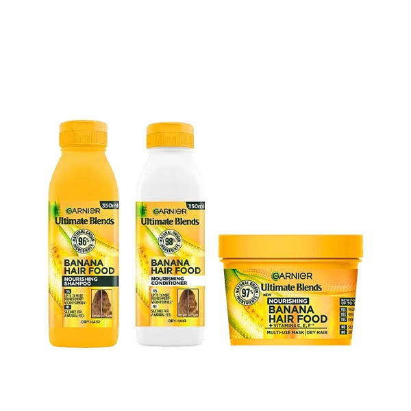 Garnier Ultimate Blends Hair Food Banana Bundle