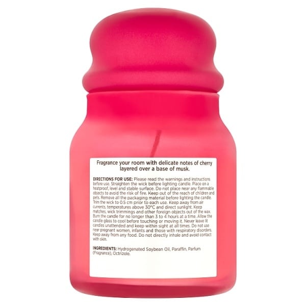 Superdrug Cherry Candle 195g