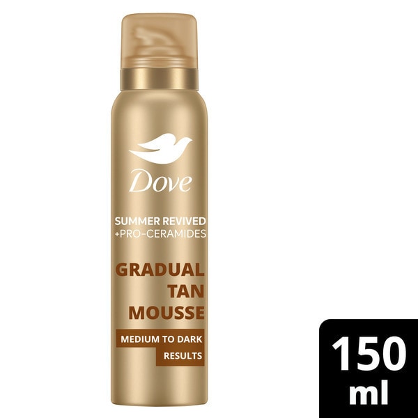 Dove Summer Revived Medium to Dark Gradual Tanning Mousse 150&nbsp;ml