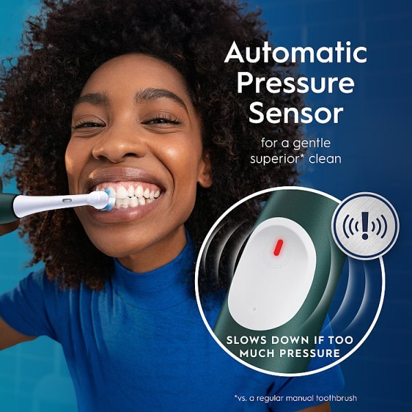 Oral-B iO2 Forest Green Electric Toothbrush + Travel Case