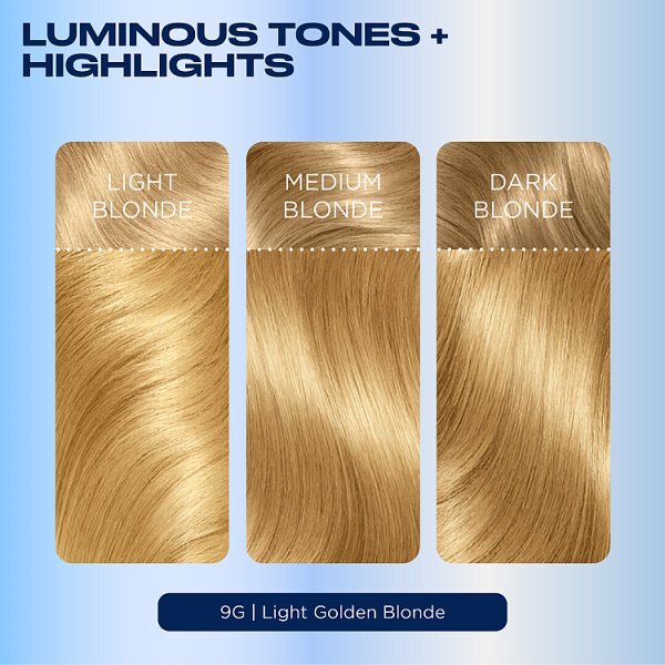 Clairol Nice'N Easy Crème Permanent Hair Dye 9G Light Golden Blonde