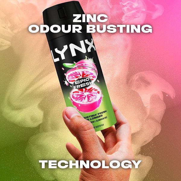 Lynx Epic Fresh Aerosol Body Spray 150 ml