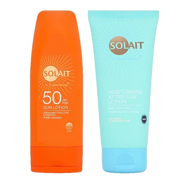 Solait SPF50 Sun lotion & Aftersun Bundle