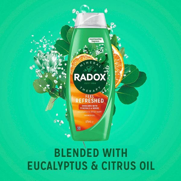 Radox Mineral Therapy Feel Refreshed Shower Gel 675 ml