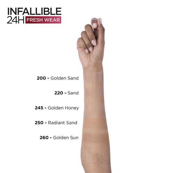 L'Oréal Paris Infallible 24H Foundation Powder 200 Golden Sand