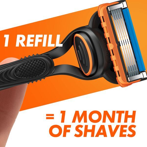 Gillette Fusion Handle + 4 Blades