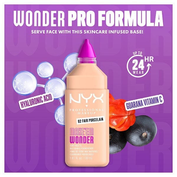 NYX Professional Makeup Wonder Foundation Fair Porcelain