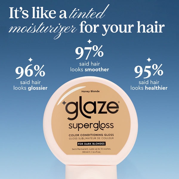 Glaze Supergloss Toning Conditioning GlossHoney Blonde 190ml