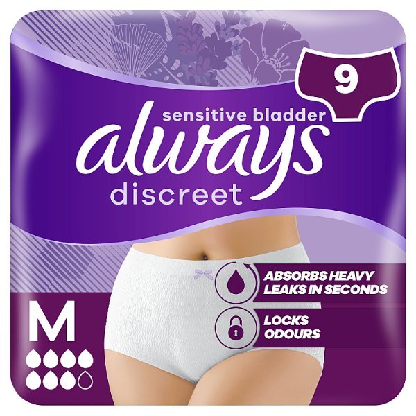 Always Discreet Underwear Inco Pant Plus Medium X9