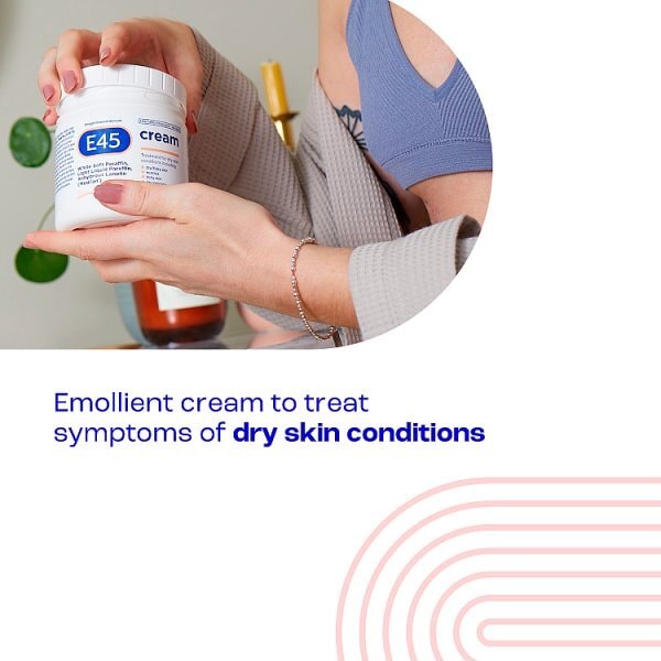 E45 Moisturising Cream for Dry Skin 500g