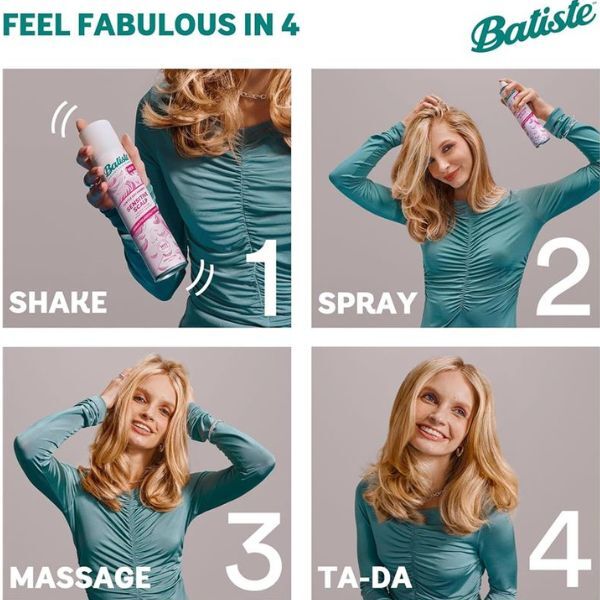 Batiste Sensitive Scalp Lightly Scented Dry Shampoo 200ml