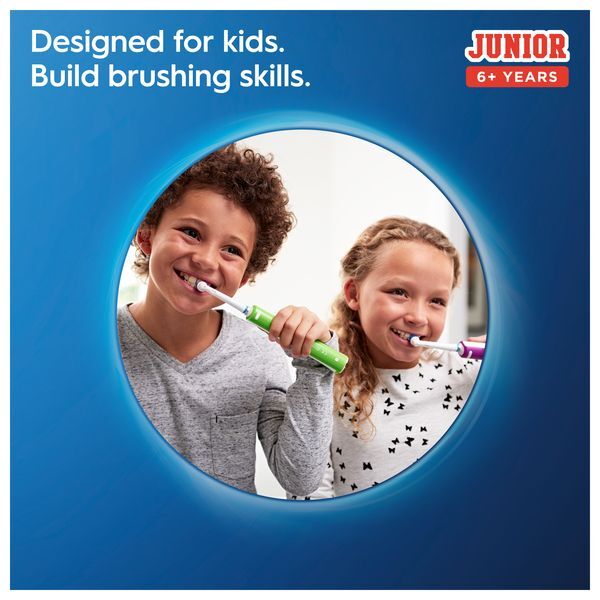 DNR Oral-B Junior Purple Electric Toothbrush Ages 6+