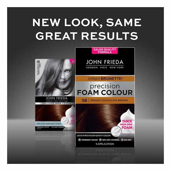 John Frieda Precision Foam Medium Chocolate Brown 5B