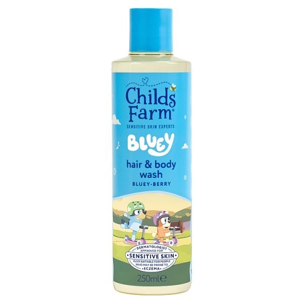 Childs Farm Hair & Body Wash Bluey-berry 250ml