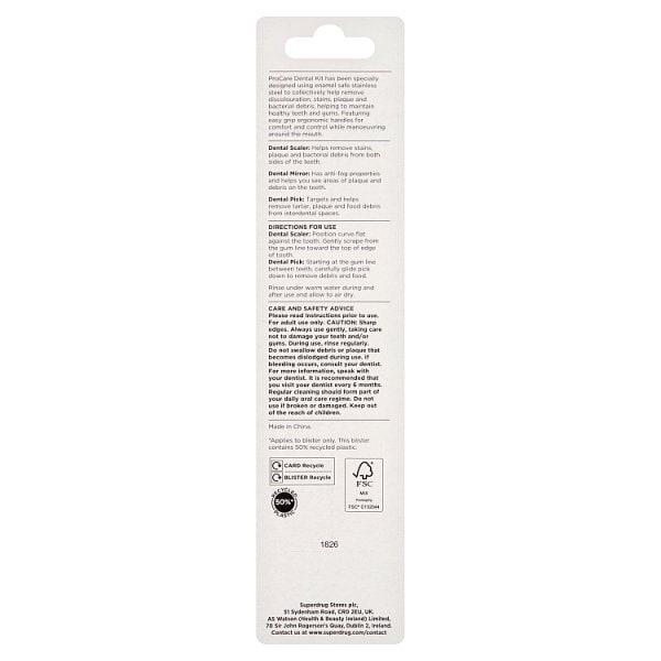 S/D PROCARE DENTAL TOOL KIT