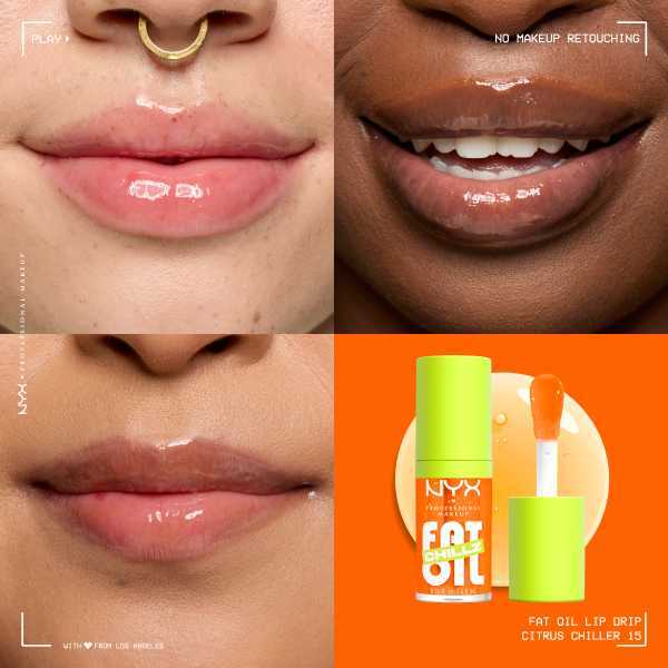 NYX Professional Makeup Fat Oil Lip Drip Gloss Citrus Chiller
