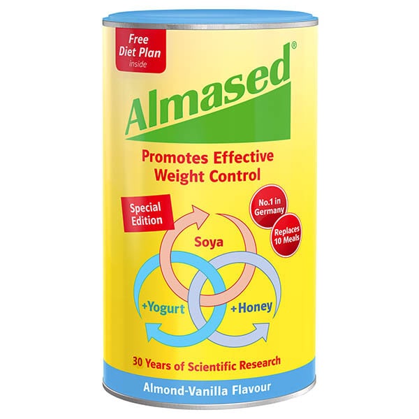 DNR Almased Almond Vanilla Weight Loss Meal Replacement