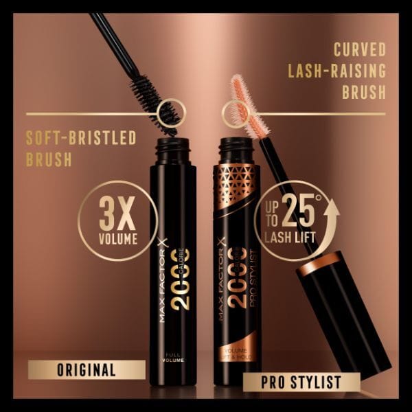 Max Factor 2000 Calorie Pro Stylist Mascara Black