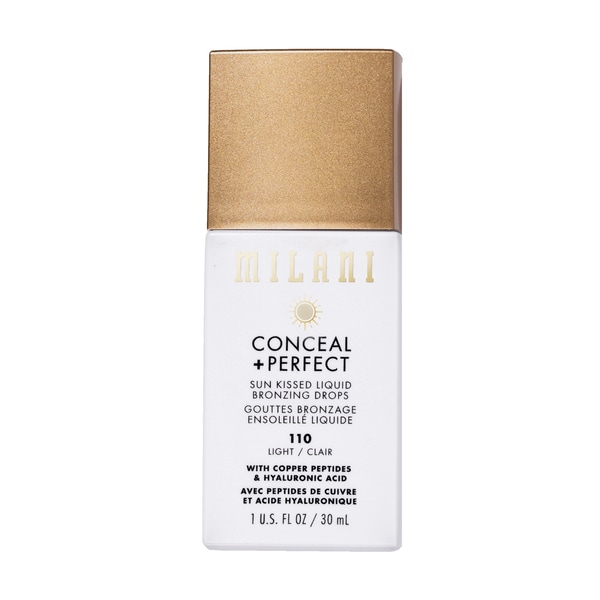 Milani Conceal + Perfect Sun Kissed Liquid Bronzing Drops - Light 110