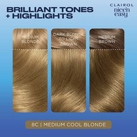 Clairol Nice'n Easy Hair Dye 8C Medium Cool Blonde