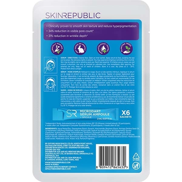 Skin Republic Microdart Serum Ampoule + Spicule (6 X 2Ml)