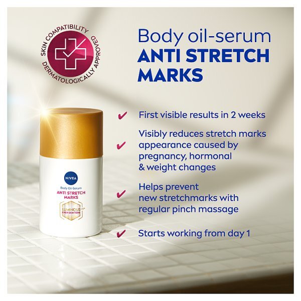 Nivea Luminous 630 Anti Stretch Marks Body Oil Serum 100Ml