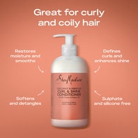 SheaMoisture Curl & Shine Conditioner 384ml