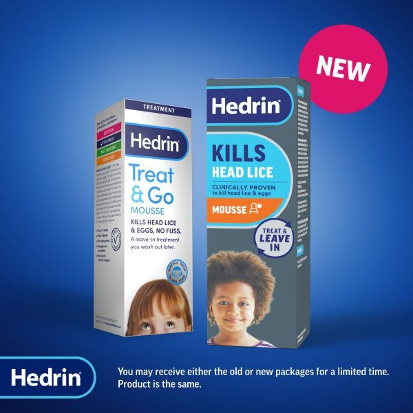 Hedrin Head Lice Treat & Go Mousse 100ml