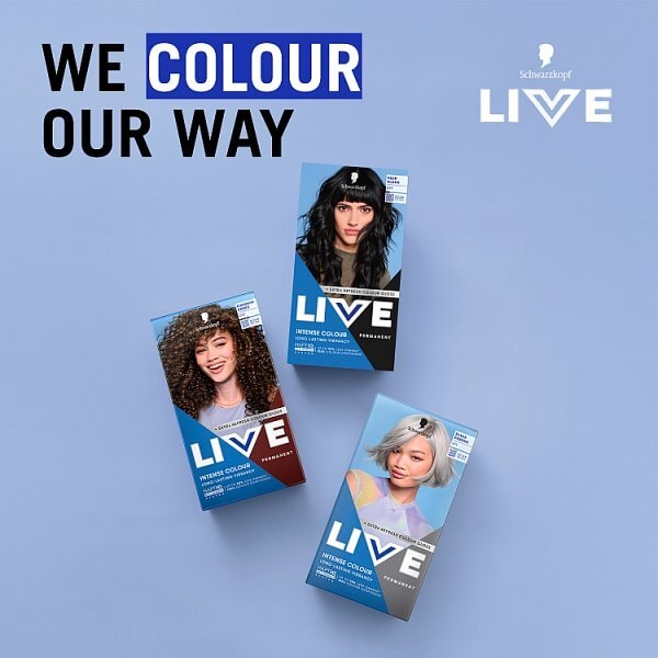 Schwarzkopf LIVE 099 Deep Black Permanent Hair Dye