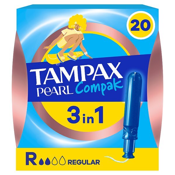 Tampax Compak Pearl Regular (20 Ct)